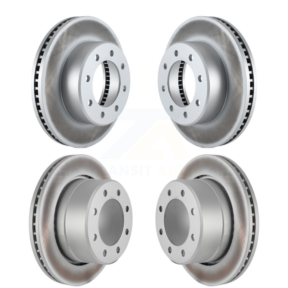 Front Rear Coated Disc Brake Rotors Kit For Ram 2500 3500 1500 Dodge KG-100851