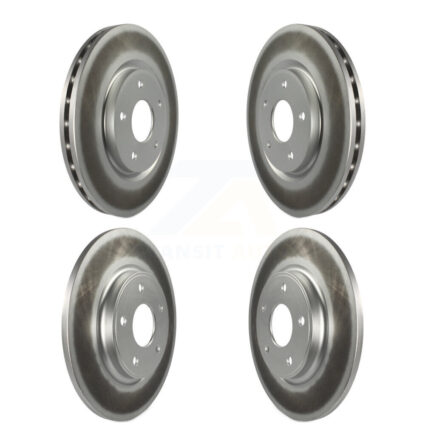 Front Rear Coated Brake Rotors Kit For Dodge Grand Caravan Journey Chrysler Town & Country KG-100856