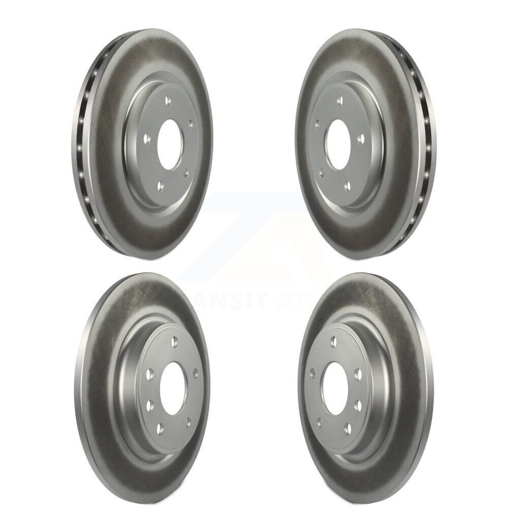 Front Rear Coated Disc Brake Rotors Kit For Chrysler Pacifica Grand Caravan Voyager KG-100857