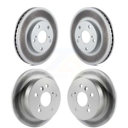 Front Rear Coat Disc Brake Rotors Kit For 2002-2006 Toyota Camry With 275mm Diameter Rotor KG-100867