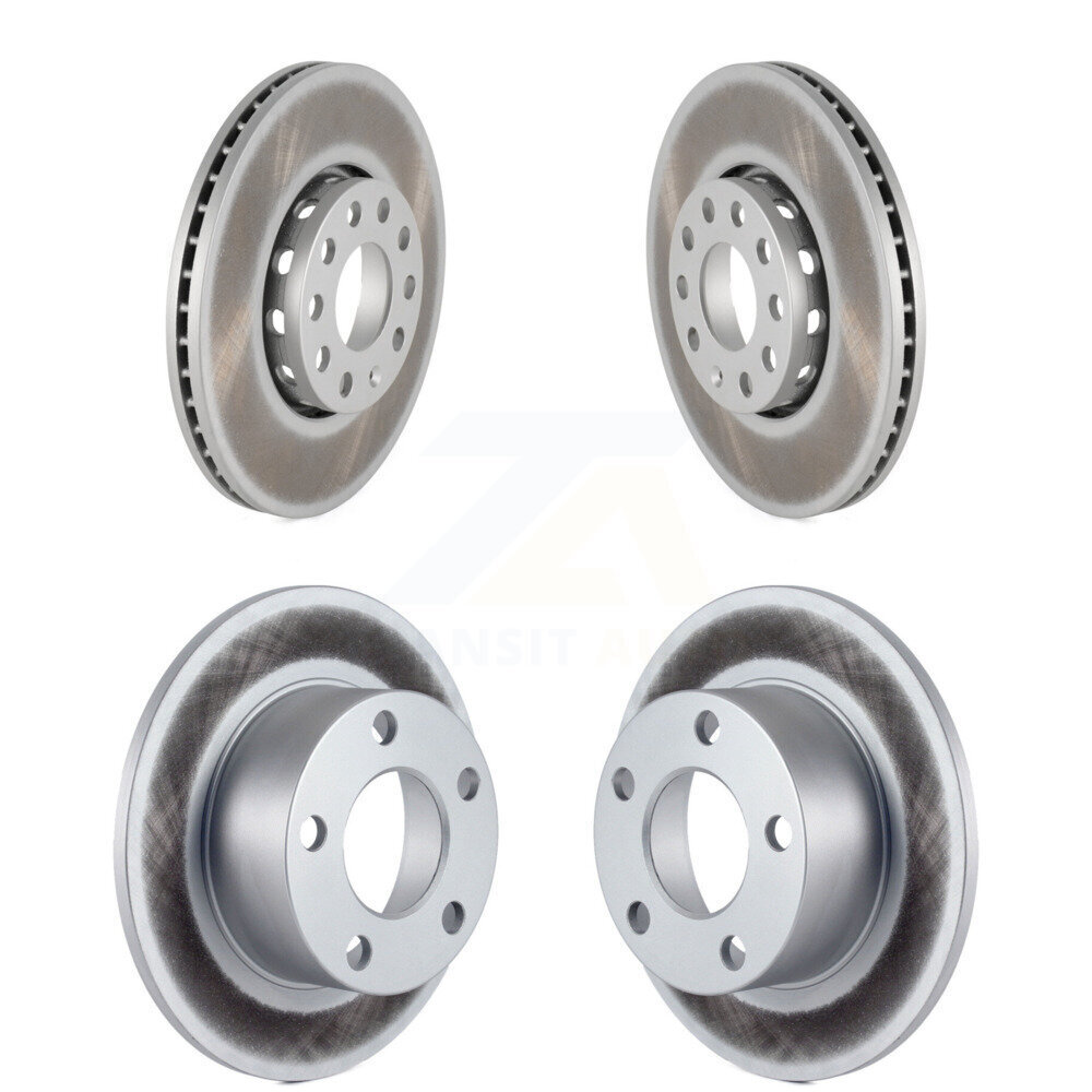 Front Rear Coated Disc Brake Rotors Kit For Volkswagen Passat Audi 100 Quattro A6 S6 KG-100871
