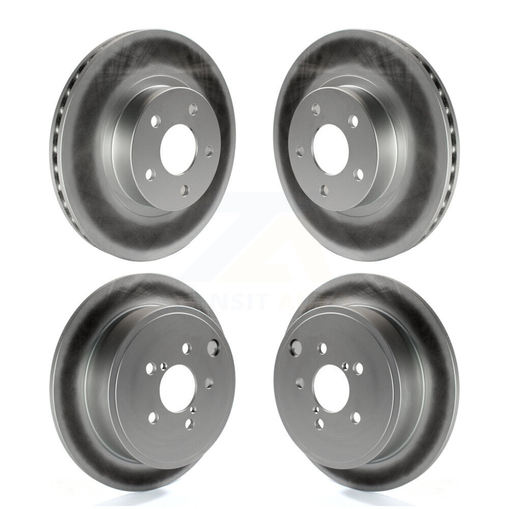 Front Rear Coated Disc Brake Rotors Kit For Subaru Impreza KG-100878