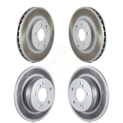 Front Rear Coat Brake Rotors Kit For Chrysler Crossfire Mercedes-Benz SLK280 SLK320 SLK300 KG-100887