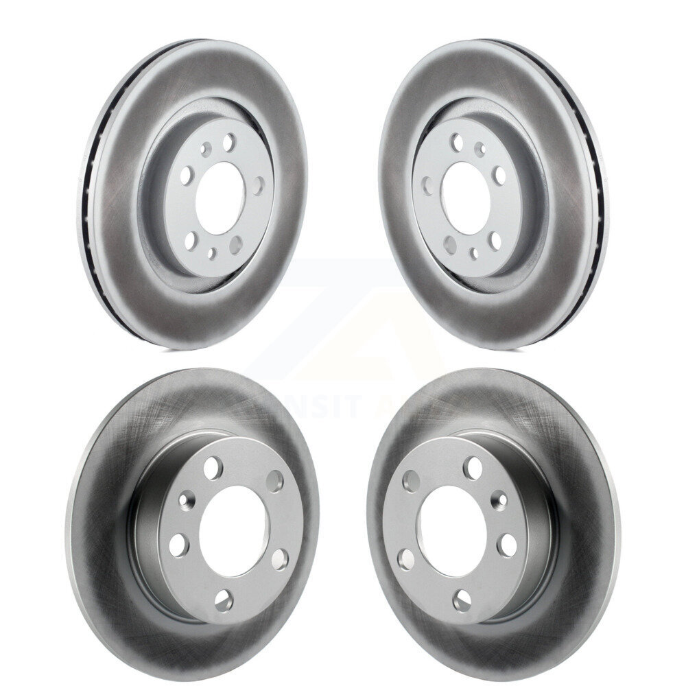 Front Rear Coated Disc Brake Rotors Kit For Volkswagen Jetta Golf Beetle City KG-100888