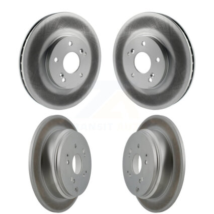 Front Rear Coated Disc Brake Rotors Kit For 2002-2004 Honda Odyssey KG-100892