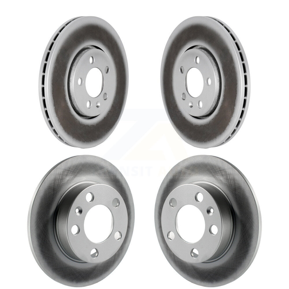 Front Rear Coated Disc Brake Rotors Kit For Volkswagen Jetta Golf Beetle KG-100896