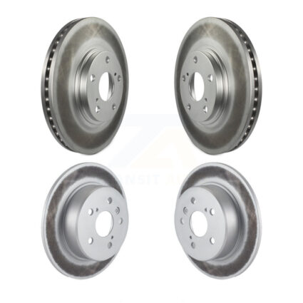 Front Rear Coated Disc Brake Rotors Kit For 1999-2003 Lexus RX300 AWD KG-100897