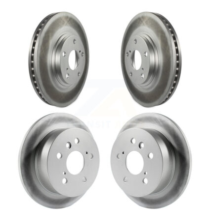Front Rear Coated Disc Brake Rotors Kit For Toyota Camry Lexus ES330 KG-100898
