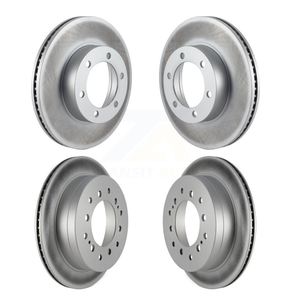 Front Rear Coated Disc Brake Rotors Kit For 2001-2007 Toyota Sequoia KG-100899
