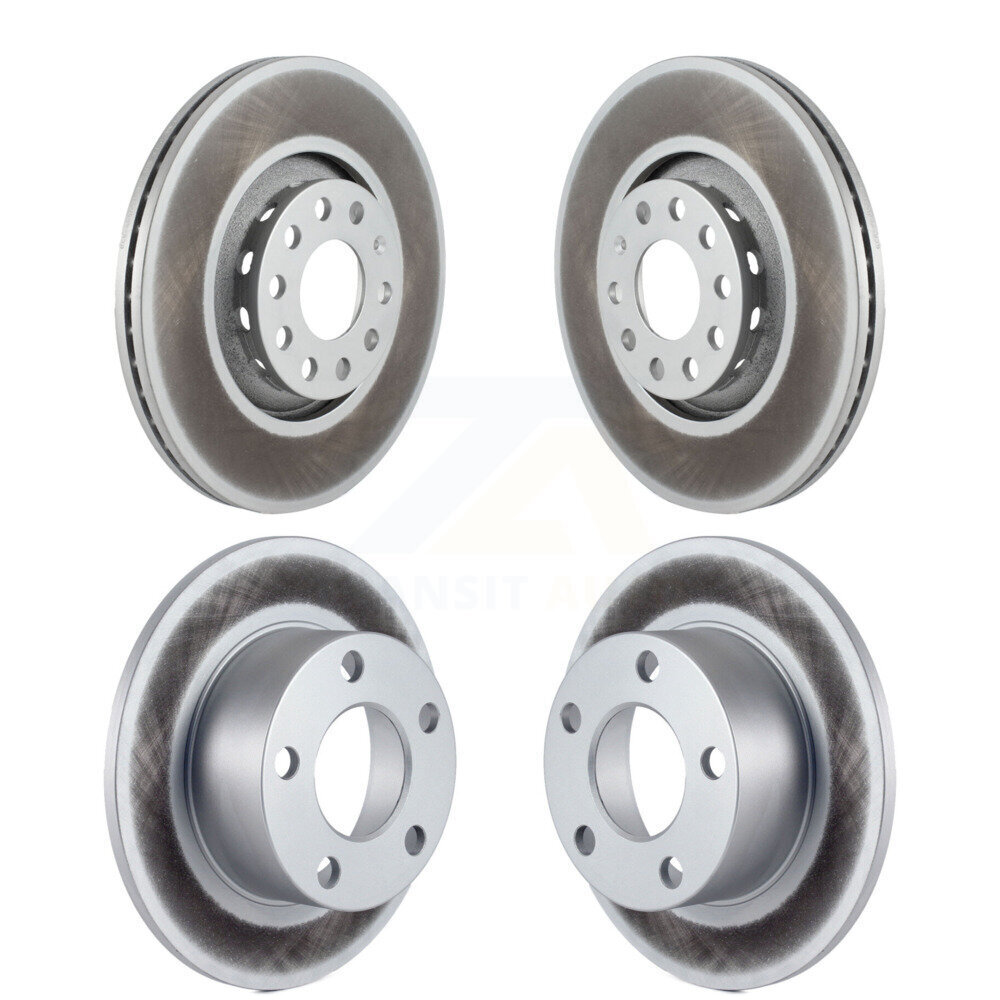 Front Rear Coat Disc Brake Rotor Kit For 2000-2004 Audi A6 With 312mm Diameter KG-100901
