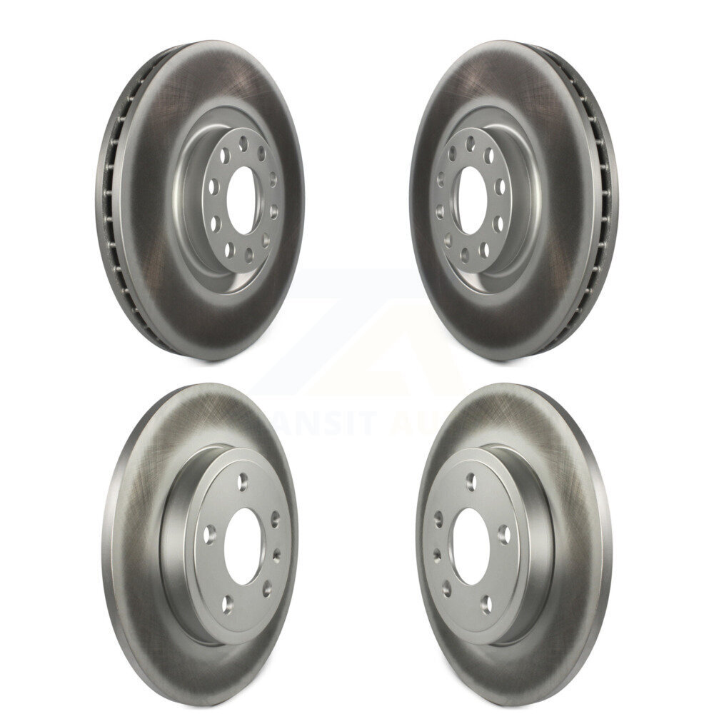 Front Rear Coated Disc Brake Rotors Kit For Audi A4 Quattro KG-100907