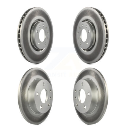 Front Rear Coated Disc Brake Rotors Kit For 2008-2009 Saturn Astra KG-100910