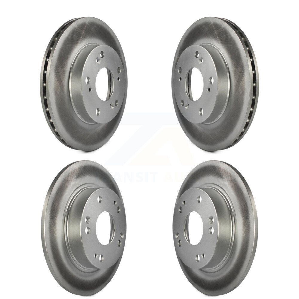 Front Rear Coated Disc Brake Rotors Kit For Honda Civic KG-100912