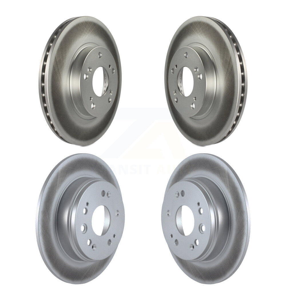 Front Rear Coated Disc Brake Rotors Kit For 2002-2004 Honda CR-V KG-100914