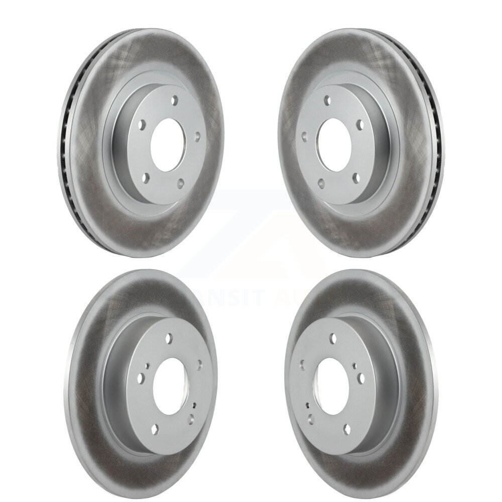Front Rear Coated Disc Brake Rotors Kit For Nissan Maxima INFINITI I35 KG-100915