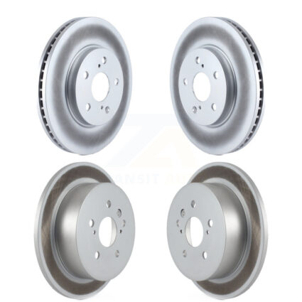 Front Rear Coated Disc Brake Rotors Kit For 2004-2010 Toyota Sienna KG-100918
