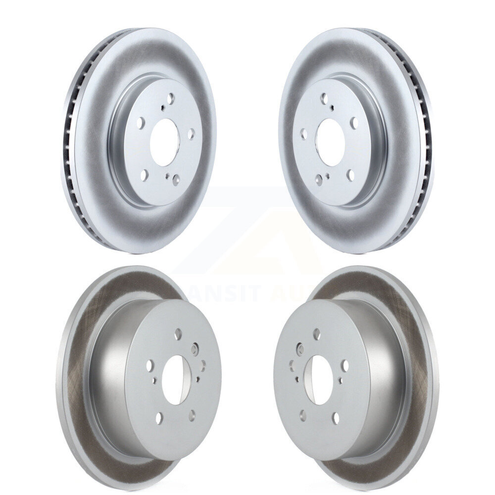 Front Rear Coated Disc Brake Rotors Kit For 2004-2010 Toyota Sienna KG-100918
