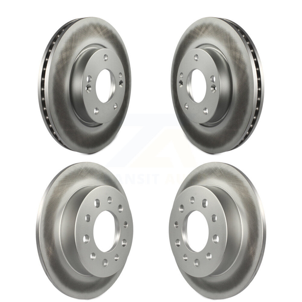 Front Rear Coated Disc Brake Rotors Kit For Hyundai Tiburon KG-100919