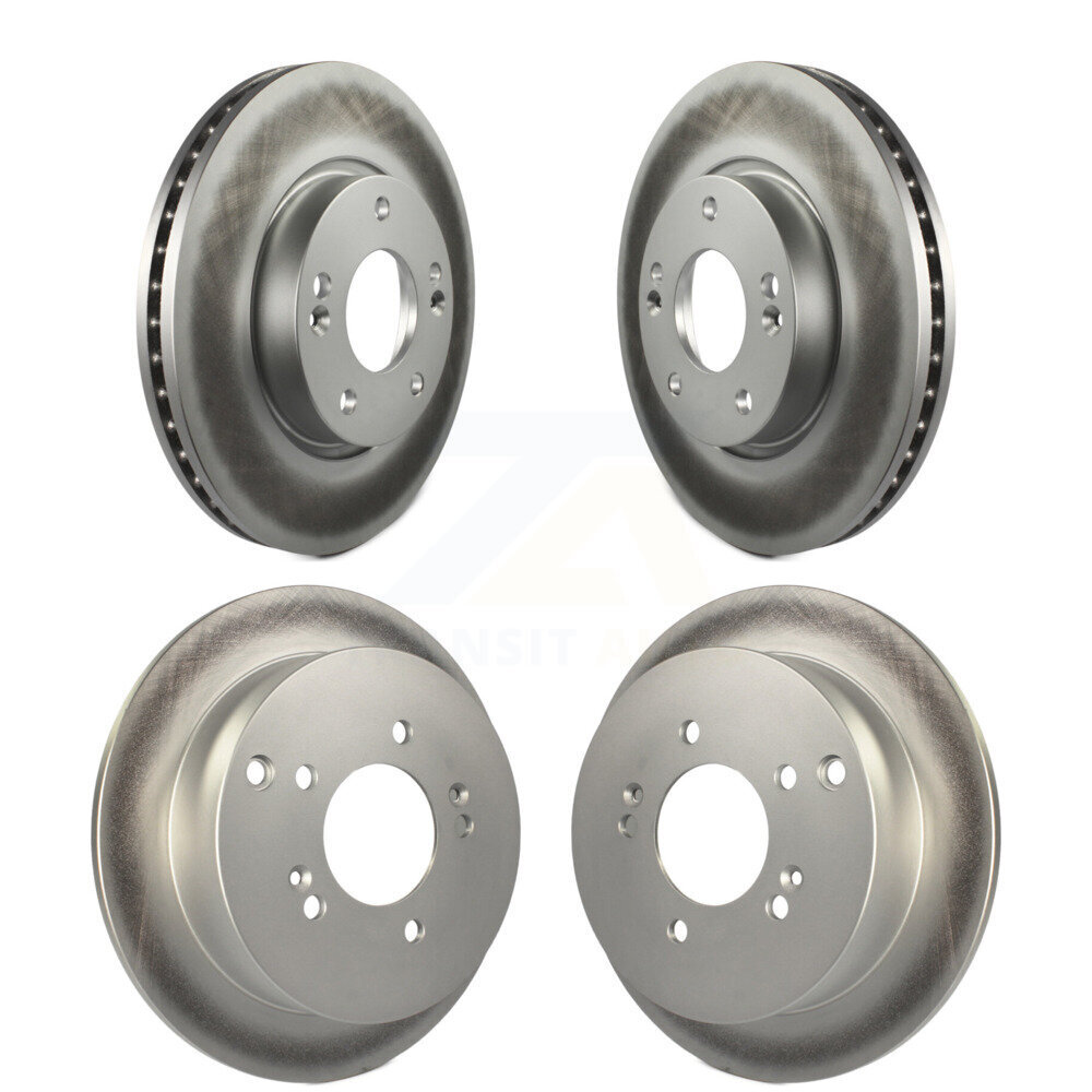 Front Rear Coated Disc Brake Rotors Kit For Hyundai Tucson Kia Sportage KG-100920