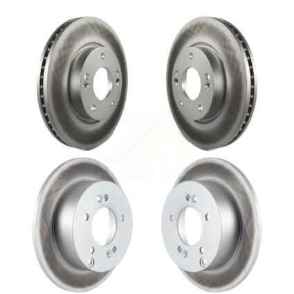 Front Rear Coated Disc Brake Rotors Kit For 2010-2012 Kia Rondo KG-100922
