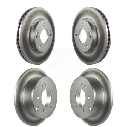 Front Rear Coated Disc Brake Rotors Kit For 2012-2013 Kia Soul KG-100923