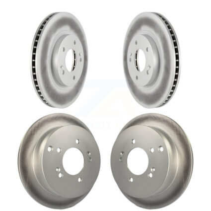 Front Rear Coat Brake Rotor Kit For 01-06 Hyundai Santa Fe With 294mm Diameter KG-100927