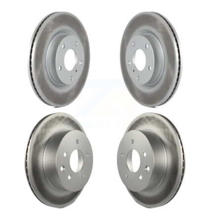 Front Rear Coated Disc Brake Rotors Kit For 2005 INFINITI G35 AWD KG-100933