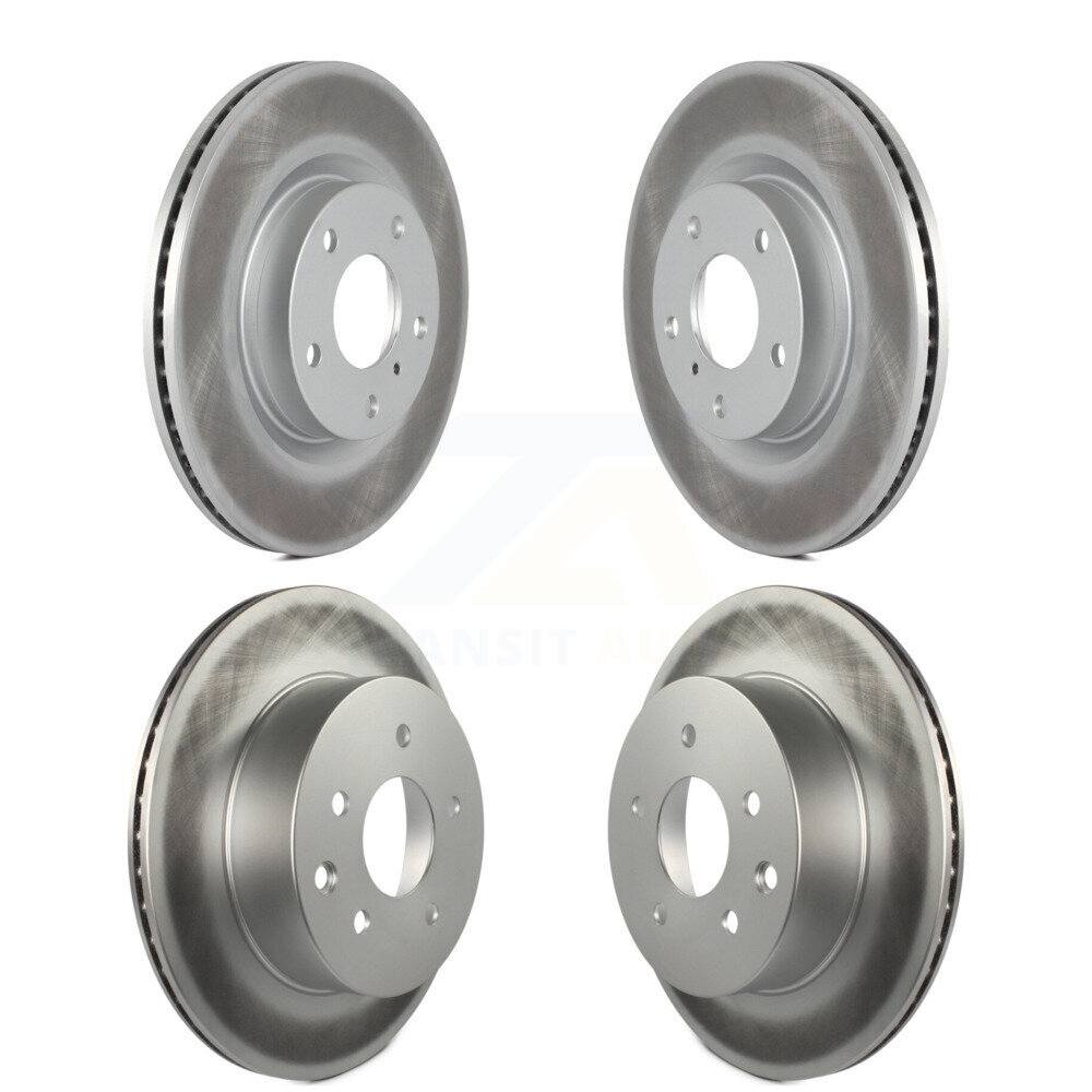 Front Rear Coated Disc Brake Rotors Kit For 2005 INFINITI G35 AWD KG-100933