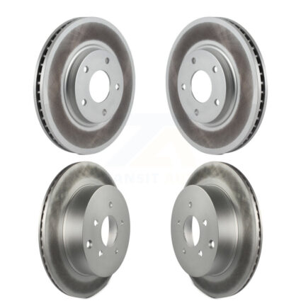 Front Rear Coated Disc Brake Rotors Kit For Nissan Quest KG-100935