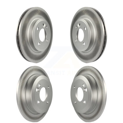 Front Rear Coat Brake Rotors Kit For 2002-2005 Mini Cooper With 276mm Diameter Rotor KG-100943