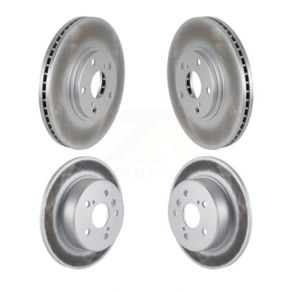 Front Rear Coated Disc Brake Rotors Kit For 2001-2003 Toyota Highlander AWD KG-100944
