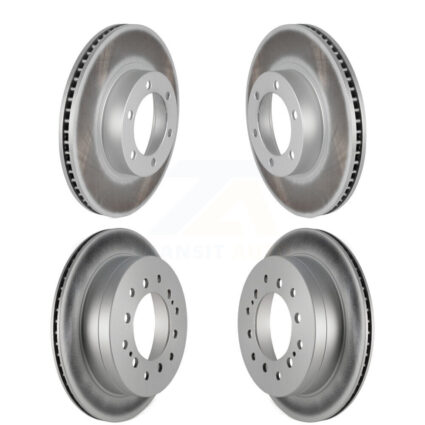 Front Rear Coated Disc Brake Rotors Kit For Toyota 4Runner Lexus GX470 KG-100946