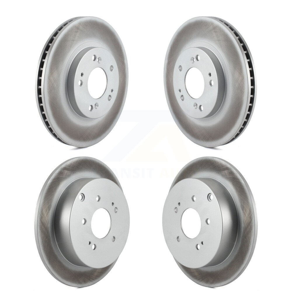 Front Rear Coated Disc Brake Rotors Kit For Mitsubishi Endeavor KG-100949