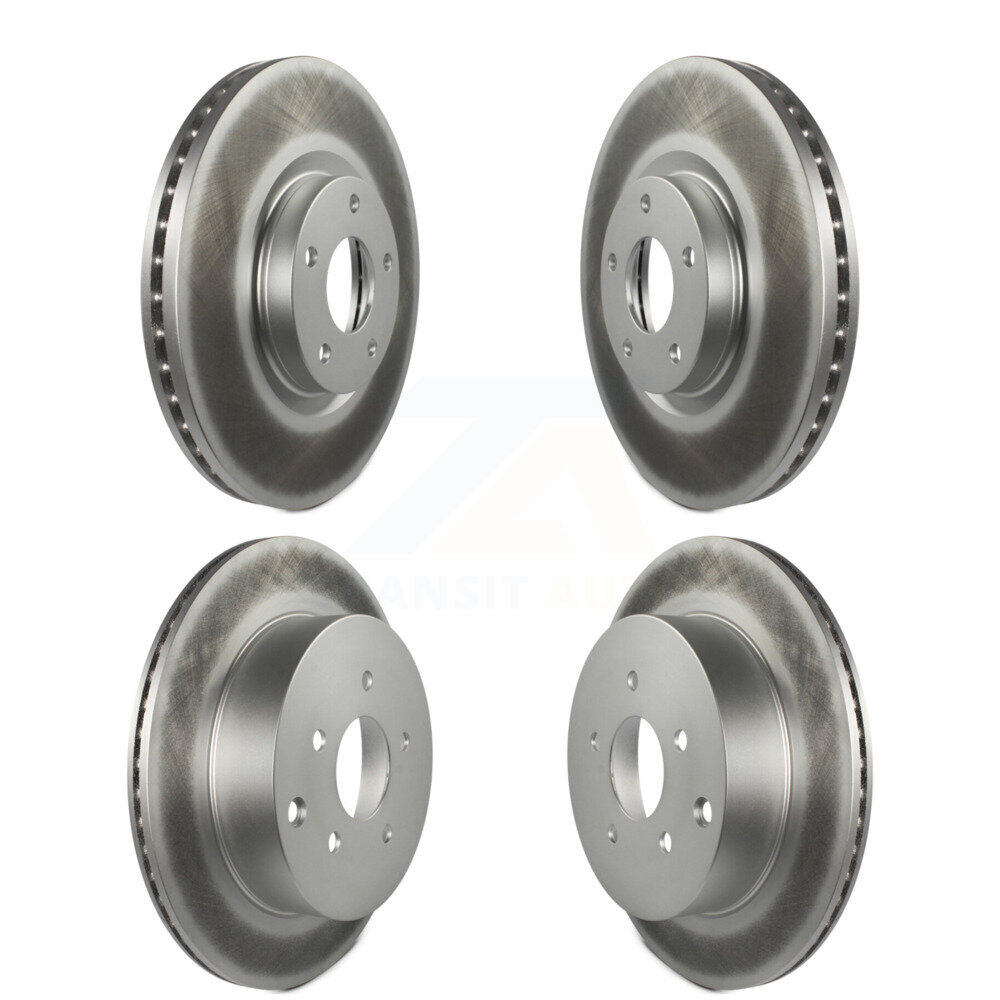 Front Rear Coated Disc Brake Rotors Kit For Nissan Murano INFINITI FX35 FX45 KG-100952