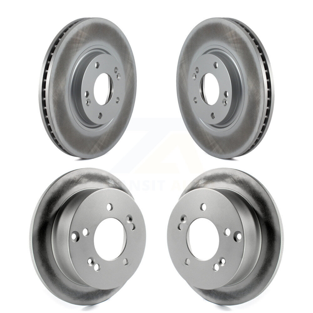 Front Rear Coated Disc Brake Rotors Kit For Hyundai XG350 KG-100956