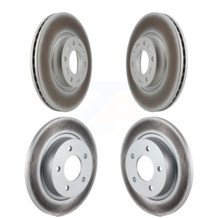 Front Rear Coated Disc Brake Rotors Kit For Mazda 3 Sport KG-100959
