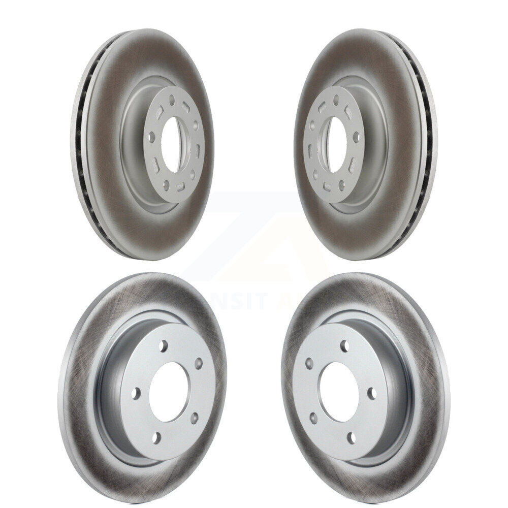 Front Rear Coated Disc Brake Rotors Kit For Mazda 3 Sport KG-100959