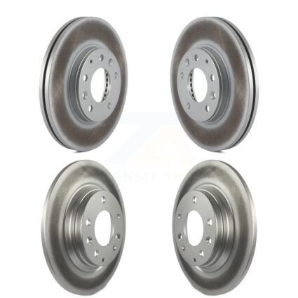 Front Rear Coated Disc Brake Rotors Kit For 2003-2005 Mazda 6 KG-100961