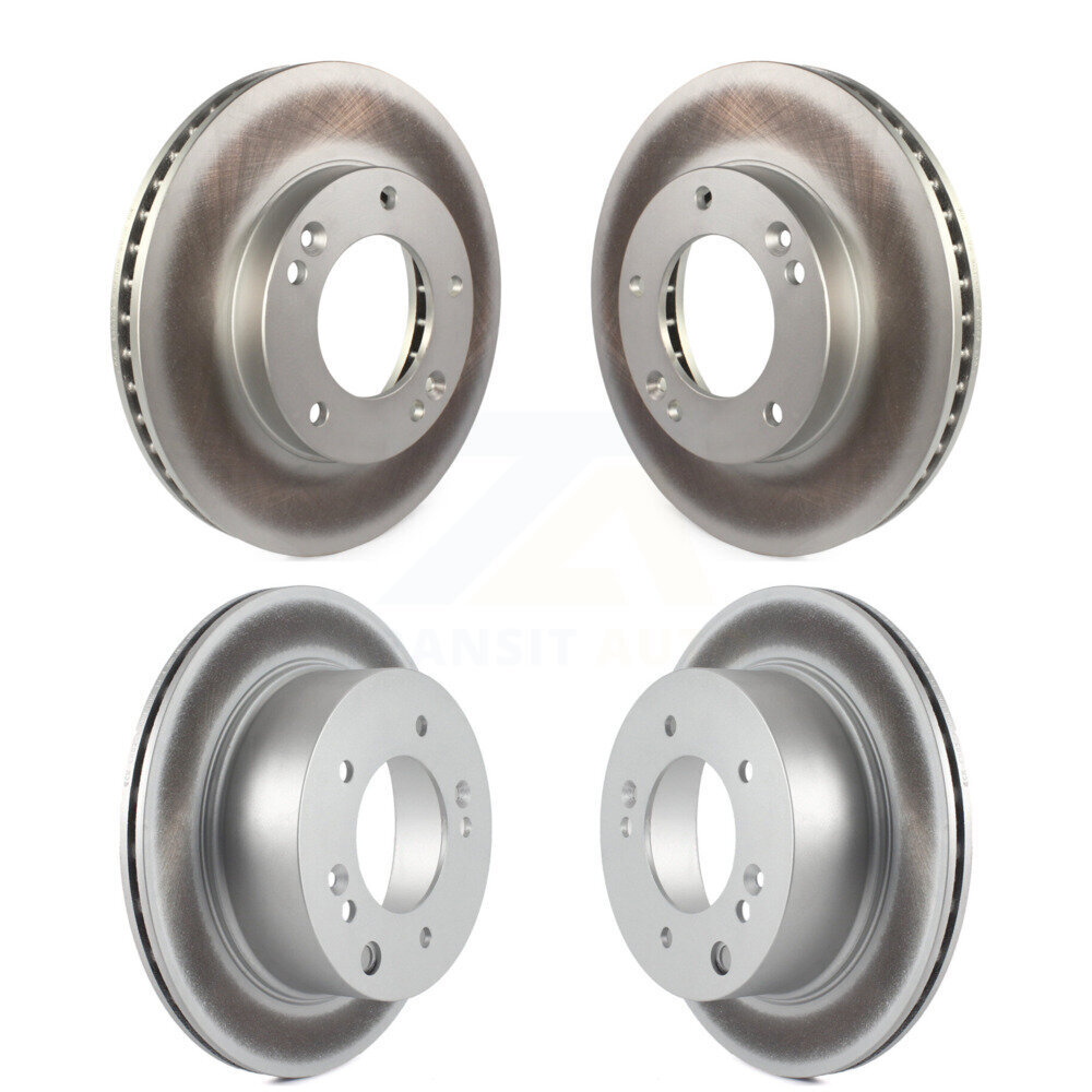 Front Rear Coated Disc Brake Rotors Kit For 2003-2006 Kia Sorento KG-100973