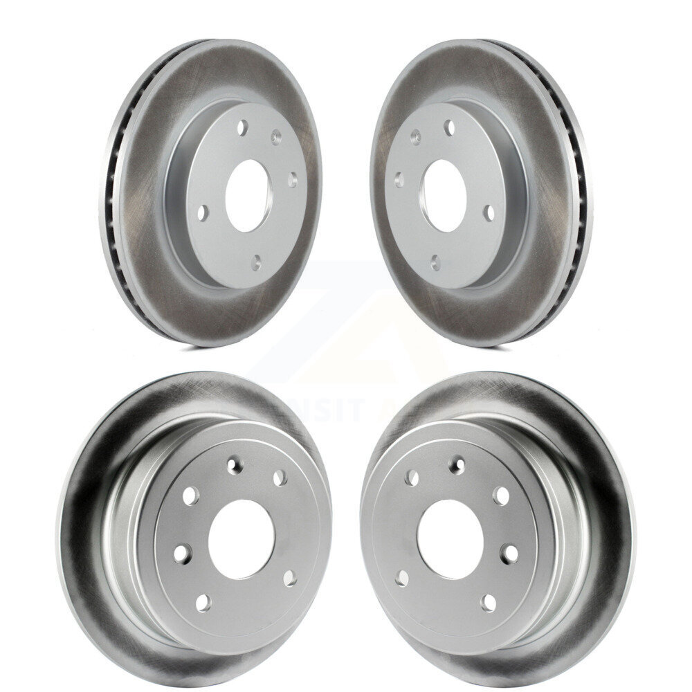 Front Rear Coated Disc Brake Rotors Kit For Chevrolet Optra Suzuki Forenza Reno KG-100974