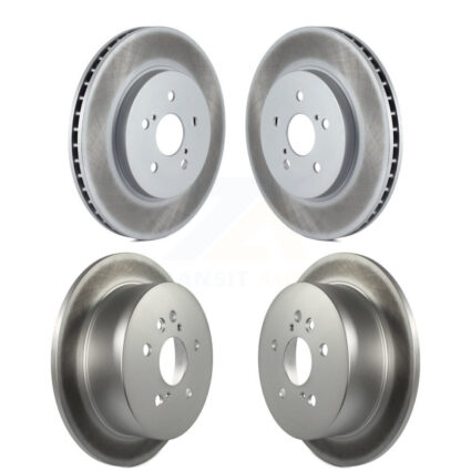Front Rear Coated Disc Brake Rotors Kit For Lexus RX350 RX330 Toyota Highlander RX400h KG-100976