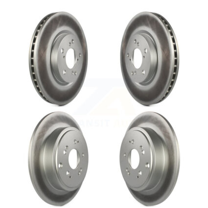 Front Rear Coated Disc Brake Rotors Kit For 2006-2014 Honda Ridgeline KG-100982