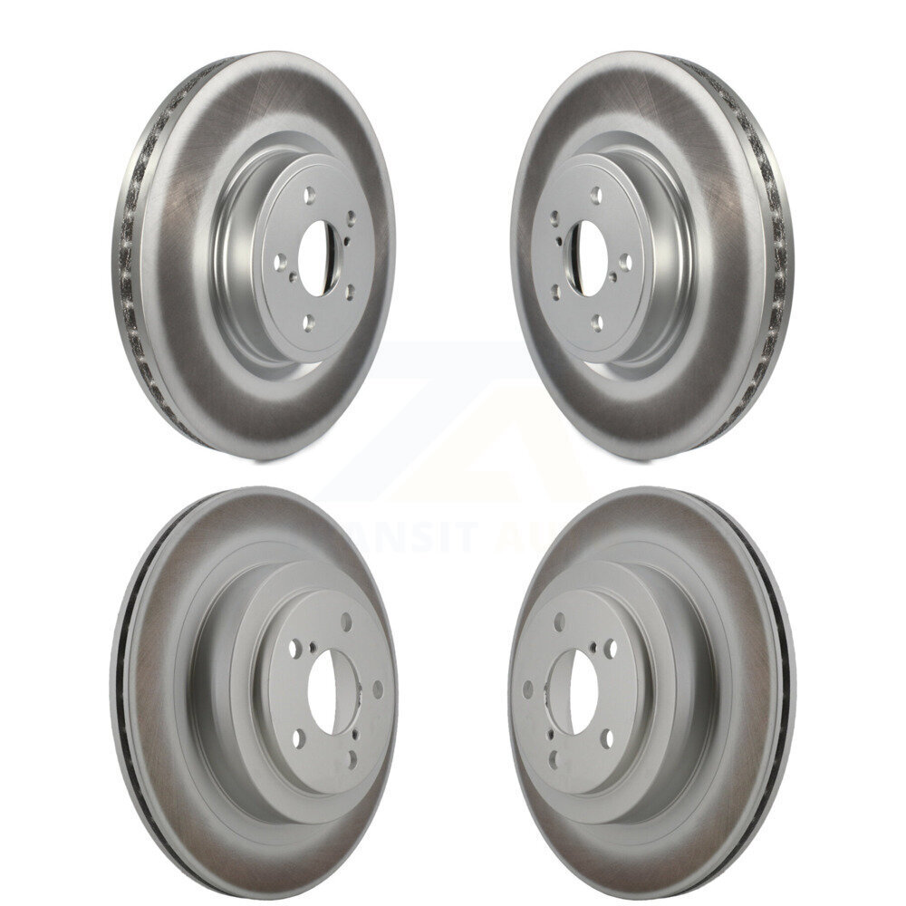 Front Rear Coated Disc Brake Rotors Kit For Subaru Legacy KG-100984