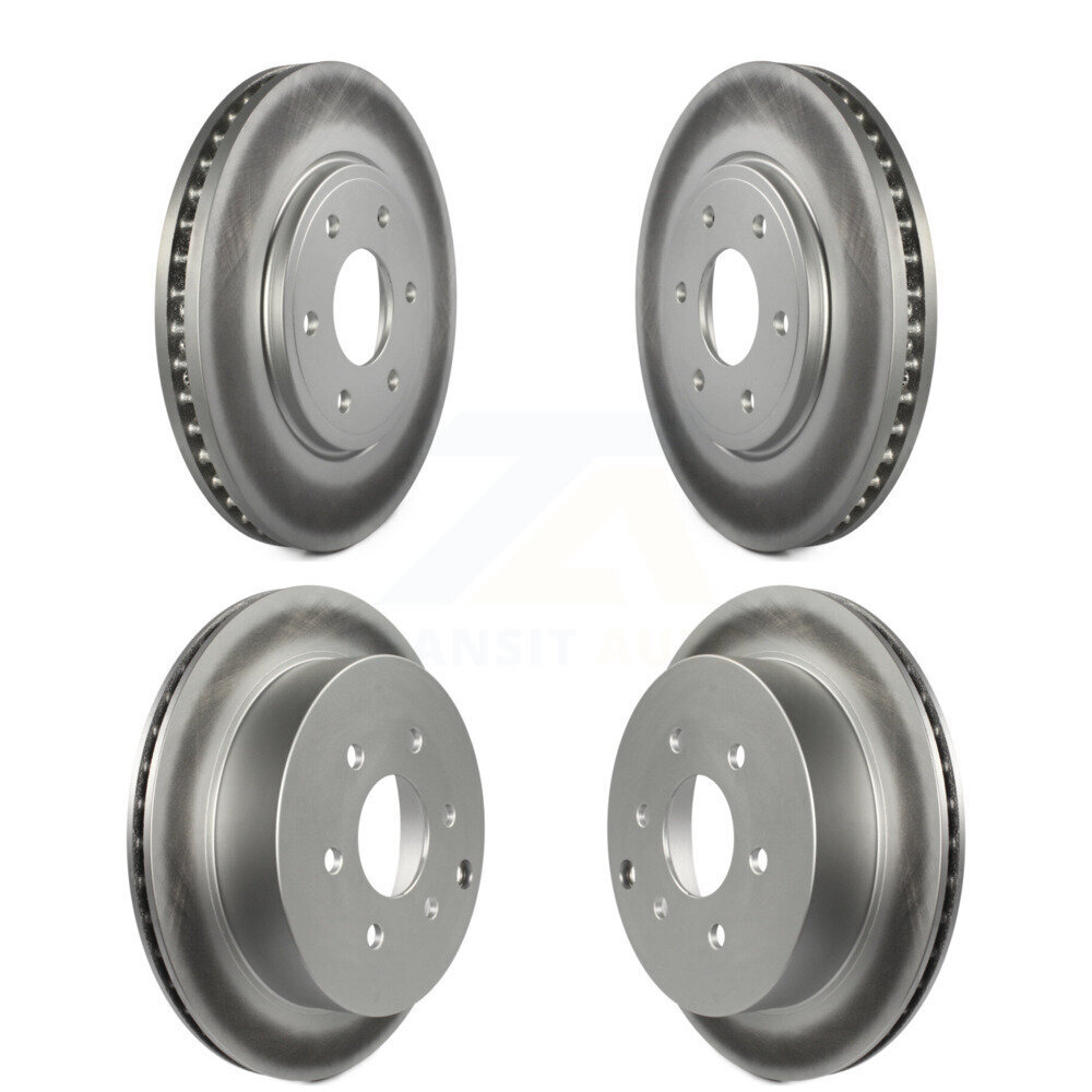Front Rear Coated Disc Brake Rotors Kit For Nissan Frontier Suzuki Equator KG-100987