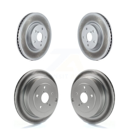 Front Rear Coated Disc Brake Rotors Kit For Subaru Tribeca B9 KG-100991