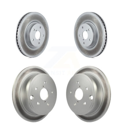 Front Rear Coated Disc Brake Rotors Kit For Subaru WRX KG-100993