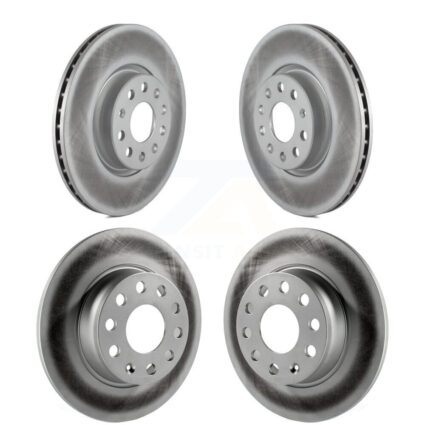 Front Rear Coat Brake Rotor Kit For Volkswagen Passat Taos Audi GTI A3 Quattro Golf Beetle KG-100997