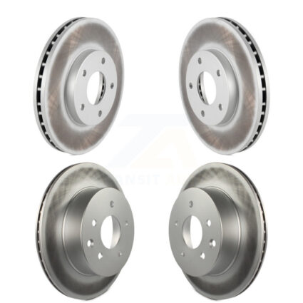Front Rear Coated Disc Brake Rotors Kit For 2005-2006 Nissan X-Trail KG-101001