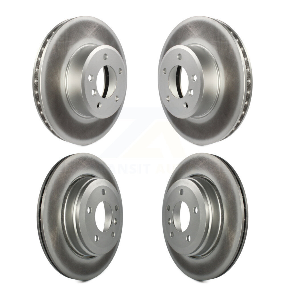 Front Rear Coated Disc Brake Rotors Kit For BMW 530i 525i 528i KG-101002