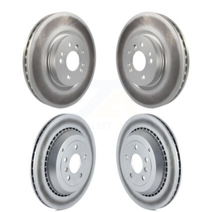 Front Rear Coated Brake Rotor Kit For Mercedes-Benz ML500 R320 R350 R500 With Vented KG-101009